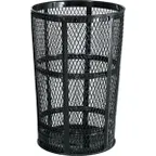 image of Rubbermaid FGSBR52BK Outdoor/Indoor Trash Receptacle