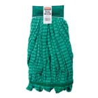 image of Rubbermaid FGT85206GR00 Web Foot Tube Mop, Medium 5" Headband, Continuous Filament Microfiber, Green