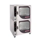 image of Blodgett BCX-14G DBL Full Size Double Stacked 14 Pan Gas Combi Oven w/ Manual Controls, 230.000 BTU