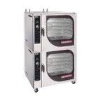 image of Blodgett BX-14G DBL Full Size Double Stacked 14 Pan Gas Combi Oven w/ Manual Controls, Boilerless, 130.000 BTU