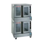 image of Blodgett ZEPH-200-E DBL Zephaire Double Deck Full Size Electric Convection Oven w/ Bakery Depth