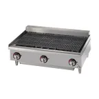 image of Star 5136CF 36" Countertop Electric Charbroiler with (3) Burner, 36"W x 21"D Cooking Area - 9900W