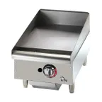 image of Star 515TGF 15" Countertop Electric Griddle with Steel Plate & Thermostatic Controls, 15" x 20.75"
