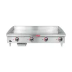 image of Star 548TGF 48" Countertop Electric Griddle with Steel Plate & Thermostatic Controls, 48" x 20.75"