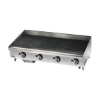 image of Star 6048CBF Star-Max® 48" Countertop Gas Lava Rock Charbroiler with (4) Burners, 160.000 BTU