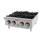 image of Star 604HF Star-Max® 24" Countertop Gas Hotplate with (4) Burners & Manual Controls, 100.000 BTU
