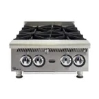 image of Star 804HA Ultra-Max® 24" Countertop Gas Hotplate with (4) Burners & Manual Controls, 120.000 BTU