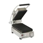 image of Star PGT7IA-240V Single Cast Iron Sandwich Grill with Grooved Plates, Manual Controls - 240V