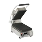 image of Star PGT7IEA-230V Single Cast Iron Sandwich Grill with Grooved Plates, Electronic Controls - 230V