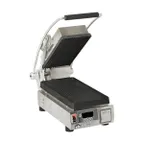 image of Star PGT7IEA-240V Single Cast Iron Sandwich Grill with Grooved Plates, Electronic Controls - 240V
