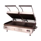 image of Star PSC28IE Double Cast Iron Sandwich Grill with Smooth Plates, Electronic Controls - 208/240V