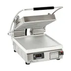 image of Star PST14E Single Commercial Panini Press with Aluminum Smooth Plates, Electronic Controls