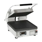 image of Star PST14IE Single Cast Iron Panini Press Grill with Smooth Plates, Electronic Controls