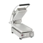 image of Star PST7A-240V Single Sandwich Grill with Aluminum Smooth Plates, Manual Controls - 240V