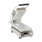 image of Star PST7EA-120V Single Sandwich Grill with Aluminum Smooth Plates, Electronic Controls - 120V