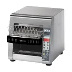 image of Star QCSE2-500 Qcs® Electric Conveyor Toaster w/ Electronic Control, Horizontal - 500 slices/hr.