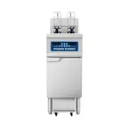 image of Atosa USA AEFF-50-1B Multiple Battery Electric Fryer With Basket Lifts, Floor Model - Full Pot