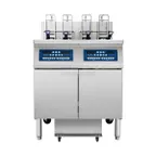 image of Atosa USA AEFF-50-2TB Multiple Battery Electric Fryer with Basket Lifts, Floor Model - Combo Pot