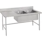 image of IMC Teddy WTBC-3084-16 Stainless Steel Top 73" - 84" Work Table