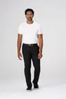 image of Chef Works PEC04-BLK-34 Black Chef Pants, Mens, 32", 100% Recycled Polyester