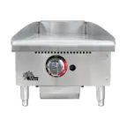 image of Star 615TF 15" Star-Max Countertop Thermostatic Gas Griddle, 1" Steel Plate - 28.300 BTU