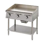 image of Star 736TA 36" Countertop Electric Griddle with Steel Plate & Thermostatic Controls, 36" x 24"