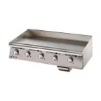 image of Star 772TA 72" Countertop Electric Griddle with Steel Plate & Thermostatic Controls, 72" x 24"