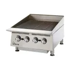 image of Star 8124RCBB Ultra-Max® 24" Countertop Gas Radiant Charbroiler with (4) Burners, 80.000 BTU