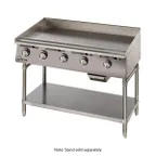 image of Star 860MA 60" Ultra-Max® Countertop Manual Gas Griddle, 1" Steel Plate - 150.000 BTU