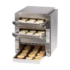 image of Star DT14 Holman Conveyor Toaster w/ Analog Control, Dual Horizontal - 2000 slices/hr.