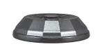 image of Cambro MDSLPLD9485 Laguna Dome, 2-3/4" Insulated Cover, Fits 9" Plate, 10-1/4" OD, Gray PP, NSF