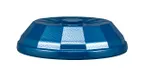 image of Cambro MDSLPLD9497 - Insulated Cover, 2-3/4" Height, Fits 9" Plate, 10-1/4" OD, Blue Plastic, NSF