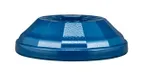 image of Cambro MDSLSD9497 - Dome Cover, Plastic Dome, Fits 9" Plate, 10-1/4" Ø x 3-1/4" H, Blue, NSF Certified