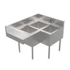 image of Krowne KR24-3CS-L (3) Three Compartment Sink