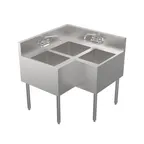 image of Krowne KR24-3CS (3) Three Compartment Sink