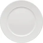 image of Libbey 628002112000000 - 8-1/4" Round Porcelain China Plate, 8.250" Diameter - 1/Case