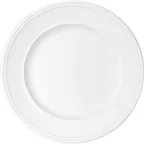 image of Libbey 628182312000000 Round China Plate, 8-1/2" Diameter Porcelain, Steep Rim - Case