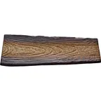 image of Libbey 701213691000565 Terra Rectangular China Platter, 14" x 6" Stoneware - 1/Case