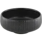 image of Playground 701316291021090 Nara Black Stoneware Bowl, 4" , 11 Oz Capacity, Round, Use - Case