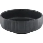 image of Playground 701316691021090 Nara Black Stoneware Bowl, 24 oz (6" Dia) Round, Sold Per Case