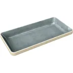 image of Playground 701321891016151 Nara Rectangular Stoneware Bowl, 6 Oz, 7" W x 3-1/2" D, Grey - Case