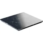 image of Playground 731880091000000 Ananti Square Platter, 7" x 7" Black Marble, China Dinnerware - Case