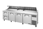 image of True TPP-AT-119D-2-HC~HGTP Pizza Prep Table Refrigerated Counter