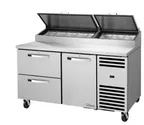 image of True TPP-AT-60D-2-HC~SPEC3~HGTP Pizza Prep Table Refrigerated Counter
