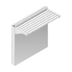 image of Garland US Range M58SD Master Series Single High Shelf, 22-1/2" H, 58" W