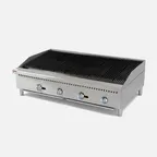 image of Hurakan HKN-CBG48W Countertop Gas Charbroiler