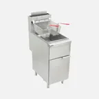 image of Hurakan HKN-FXF40EW(LPG) Full Pot Floor Model Gas Fryer