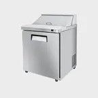 image of Hurakan HKN-SPMT28R1S Mega Top Sandwich / Salad Unit Refrigerated Counter