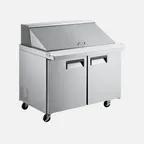 image of Hurakan HKN-SPMT36R2C Mega Top Sandwich / Salad Unit Refrigerated Counter
