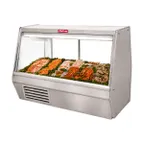 image of Howard-McCray SC-CFS32E-4-S-LED 50" Flat Refrigerated Seafood Display Case, Stainless